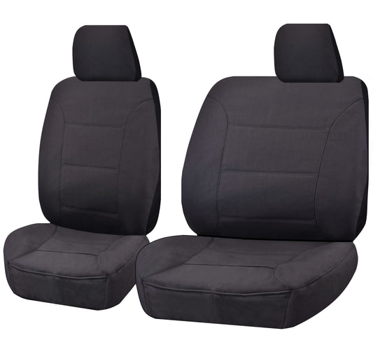 Toyota Landcruiser 60 70 80 Series Seat Covers Charcoal Front Bucket