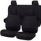 Nissan Navara D23 NP300 Dual Cab Seat Covers Black