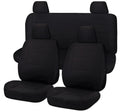 Nissan Navara D40 Dual Cab Seat Covers Black All Terrain