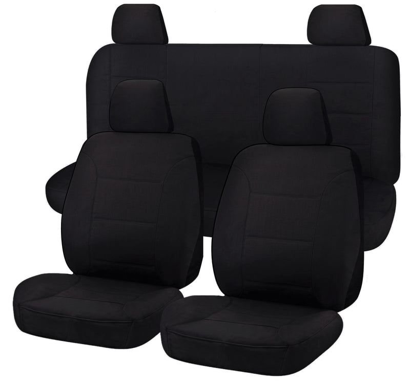 Nissan Navara D40 Dual Cab Seat Covers Black All Terrain