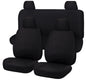 Seat Covers for NISSAN NAVARA D40 01/2006 - 02/2015 DUAL CAB UTILITY FR BLACK ALL TERRAIN