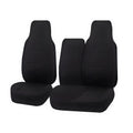 Seat Covers Toyota Hi Ace TRH KDH 2005-2015 LWB Front Bucket Bench Black