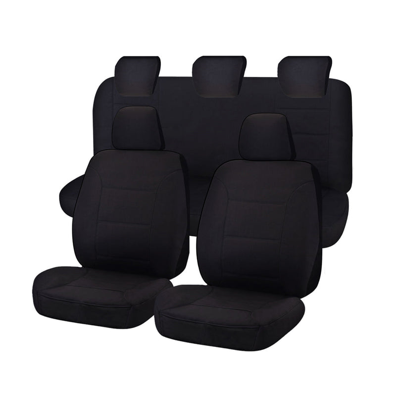 Mazda BT-50 B22P B32P Dual Cab Seat Covers Black 2011-2015