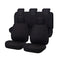 Mazda BT-50 B22P B32P Dual Cab Seat Covers Black 2011-2015