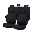 Isuzu D-Max 06/2012-06/2020 Dual Cab Seat Covers Black