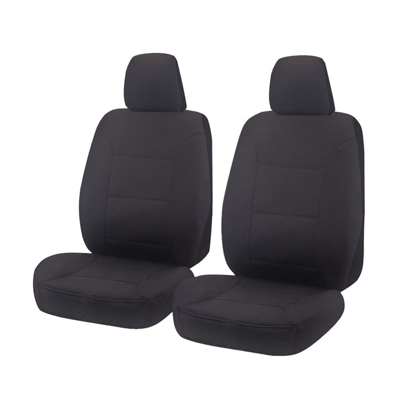 Seat Covers Toyota Landcruiser 70 Series VDJ Front Charcoal
