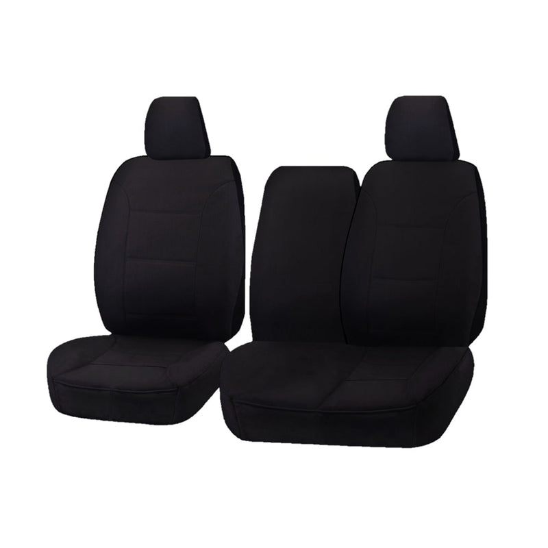 Hyundai iLoad TQ Seat Covers Single Crew Cab Front Bucket Bench Black