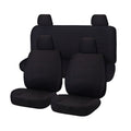 Nissan Navara D23 NP300 Dual Cab Seat Covers Black