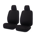 Ford Ranger PX PXII Seat Covers Front 2 Buckets Black Challenger