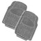Velocity 2 Piece Car Mat Grey Rubber Floor Mats