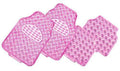 Venom 4-Piece Car Mat Pink Rubber Aluminium Look