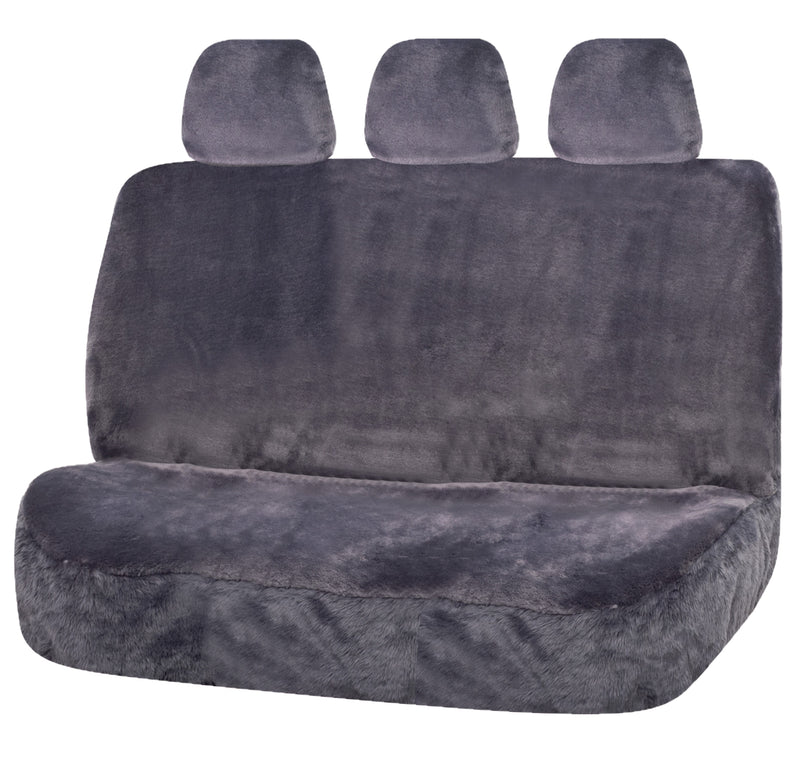 Universal Faux Fur Seat Covers 06/08H Grey