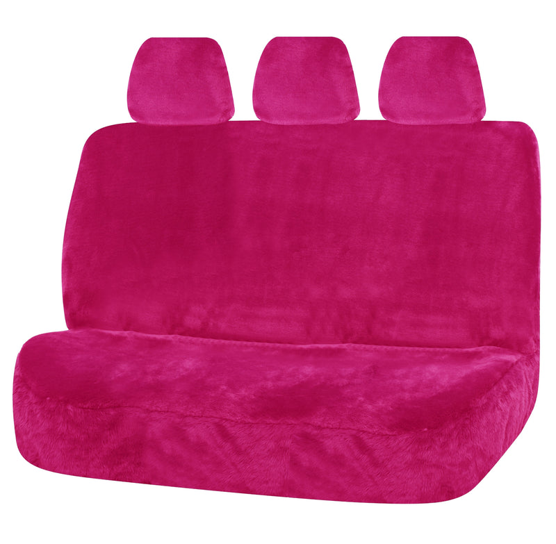 Universal Faux Fur Seat Covers 06/08H Grey