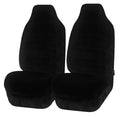 Universal Faux Fur Seat Covers - Car Auto Grey