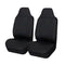 Universal Front Seat Covers 60/25 Black Blue Stitch