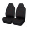 Universal Seat Covers 60/25 Black/Red Stitching Front