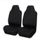 Universal Lavish Front Seat Covers 60/25 Black White Stitching