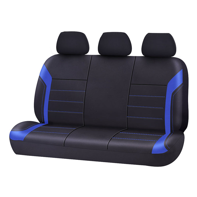 Universal Neoprene Rear Seat Covers 06/08H Black/Blue