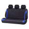 Universal Neoprene Rear Seat Covers 06/08H Black/Blue