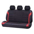 Universal Neoprene Rear Seat Covers 06/08H Black/Red