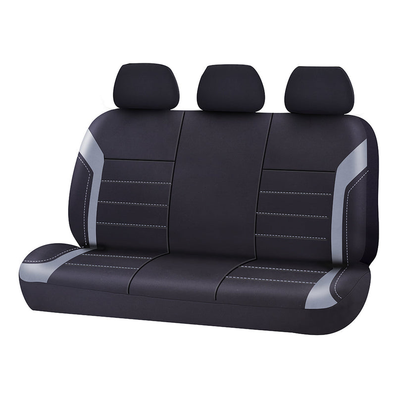 Universal Neoprene Rear Seat Covers 06/08H Black Grey