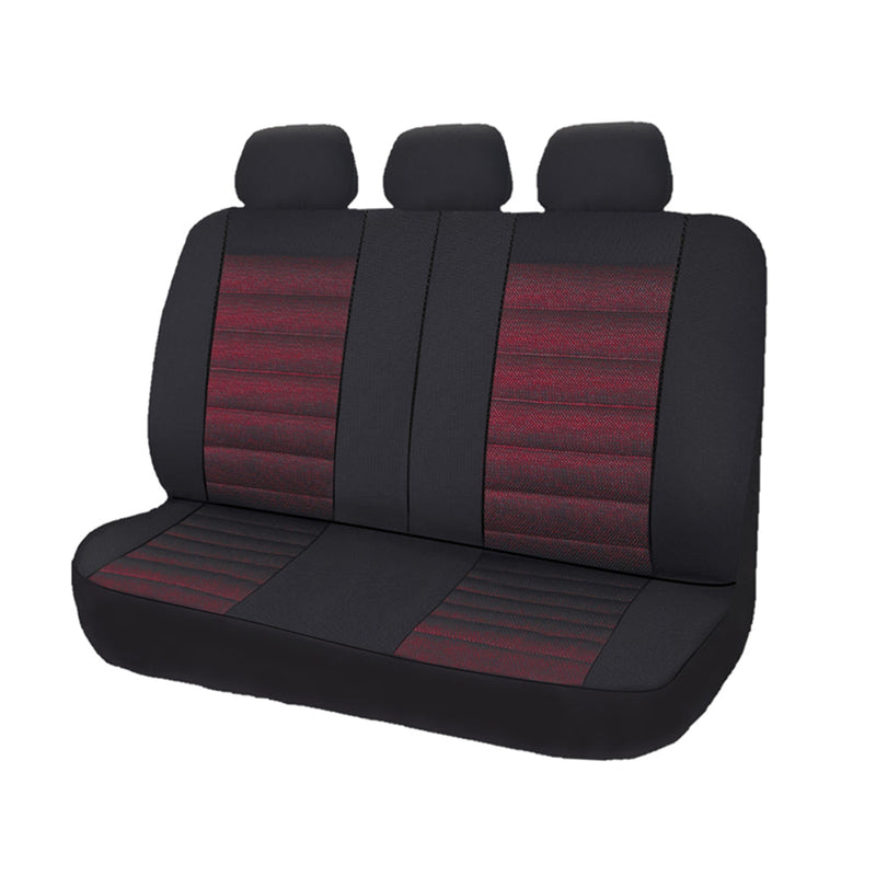 Universal Rear Seat Covers Size 06/08S Red