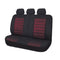 Universal Rear Seat Covers Size 06/08S Red