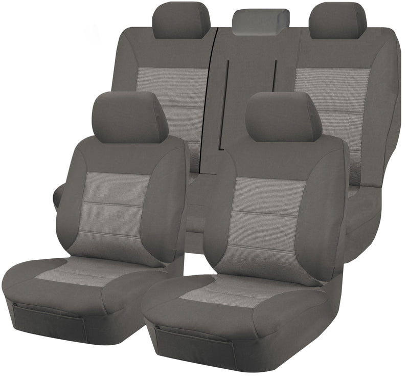 Seat Covers Toyota Hiace Crew Van LWB 2019+ 2 Rows Grey