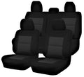 Mitsubishi Triton MQ 2015+ Dual Cab FR Seat Covers Black