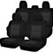 Mitsubishi Triton MQ 2015+ Dual Cab FR Seat Covers Black
