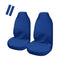 Universal Pulse Throwover Front Seat Covers Blue Bonus Seat Belt