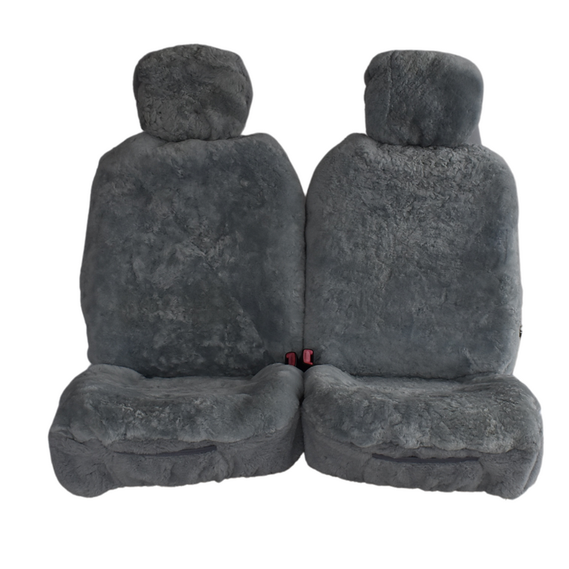 Downunder Sheepskin Seat Covers Universal 16mm Grey