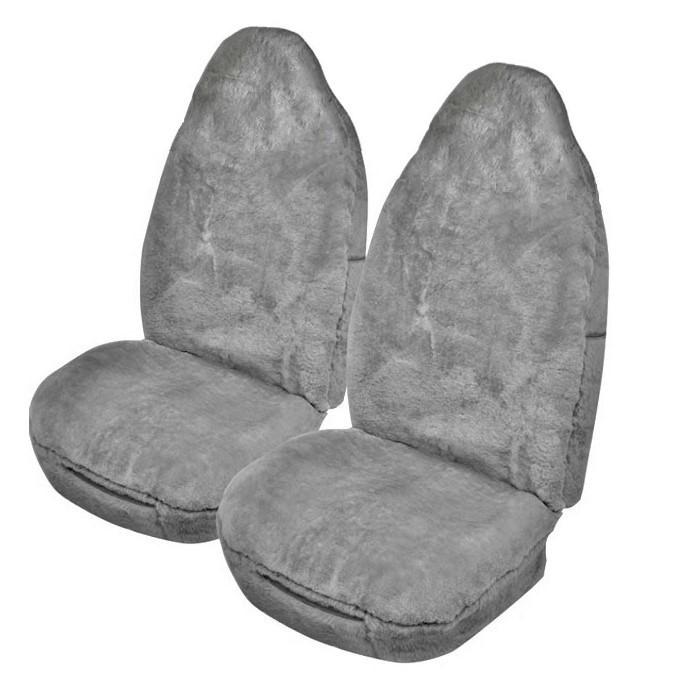 Downunder Sheepskin Seat Covers Universal 16mm Grey
