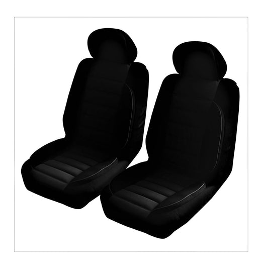 Universal Front Seat Covers Black Size 30/35