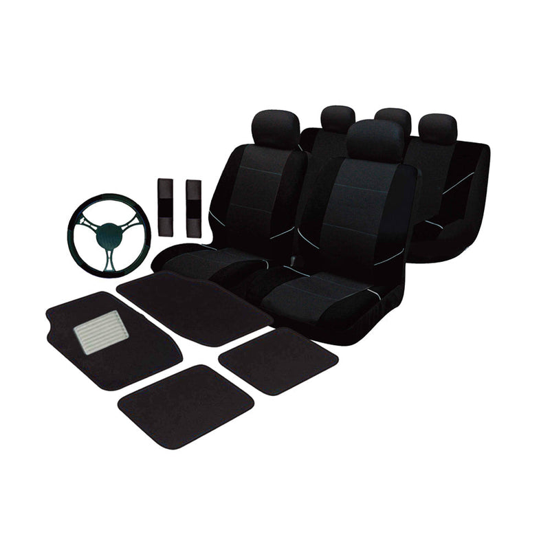 Universal Car Accessories Value Pack Black 80pc