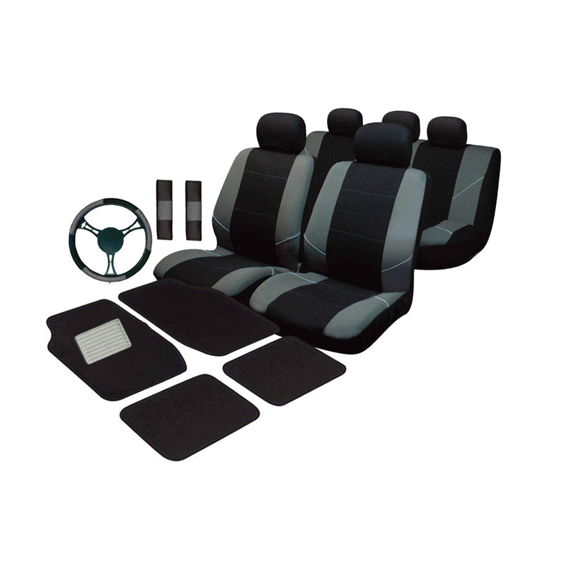 Universal Car Accessories Value Pack Grey 80 Piece