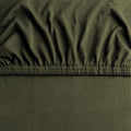 Hotel Quality Fitted sheets - 2 Piece Fitted sheets  -Breathable Bedding - Wrinkle, Fade, Stain Resistant- 26inch/40cm Deep Pocket Fitted Bed Sheet-Wrinkle and Fade Resistant,(Olive green,Double)