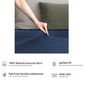 Hotel Quality Fitted sheets - 2 Piece Fitted sheets  -Breathable Bedding - Wrinkle, Fade, Stain Resistant- 26inch/40cm Deep Pocket Fitted Bed Sheet-Wrinkle and Fade Resistant,(Navy,King Single)