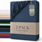 Hotel Quality Fitted sheets - 2 Piece Fitted sheets  -Breathable Bedding - Wrinkle, Fade, Stain Resistant- 26inch/40cm Deep Pocket Fitted Bed Sheet-Wrinkle and Fade Resistant,(Navy,Queen)