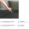 Hotel Quality Fitted sheets - 2 Piece Fitted sheets  -Breathable Bedding - Wrinkle, Fade, Stain Resistant- 26inch/40cm Deep Pocket Fitted Bed Sheet-Wrinkle and Fade Resistant,(Dark gray,Queen)