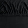 Hotel Quality Fitted sheets - 2 Piece Fitted sheets -Breathable Bedding - Wrinkle, Fade, Stain Resistant- 26inch/40cm Deep Pocket Fitted Bed Sheets-Wrinkle and Fade Resistant,(Black,Single)