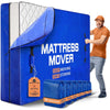 Waterproof Mattress Bag Mattresses Protector Plastic Moving Storage Dust Cover Carry Bed Zipper Packing Reusable Disposal, Extra Thick Heavy Duty, with 8 Handles(Queen)