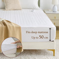 Heated Mattress Pad - Bedding Electric Blanket with 9 Heat Setting & 9-Hour Auto Off, Heated Mattress Pad-Machine Washable Fully Fitted Heating Pad with Overheat Protection , 800GSM Non Woven Fabric-fitted sheet cover(King Single)