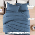 Hotel Soft Microfiber Duvet Cover Set-2000TC Quilt Cover Set & Pillowcases -1 Donna Cover Zipper Closure & 1 x Pillowcases-Breathable Bedding - Wrinkle, Fade, Stain Resistant(Ocean,Super King)
