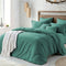 Hotel Soft Microfiber Duvet Cover Set-2000TC Quilt Cover Set & Pillowcases -1 Donna Cover Zipper Closure & 1 x Pillowcases-Breathable Bedding - Wrinkle, Fade, Stain Resistant(Biscay blue,Super King)