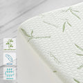 Waterproof Mattress Protector,Breathable Mattress Cover,3D Air Fabric Cooling Bed Pad Cover, Deep Pocket 40cm(King,Green)
