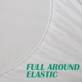 Bamboo Mattress Protector,Breathable Waterproof Mattress Cover,3D Air Fabric Cooling Bed Pad Cover, Deep Pocket 40cm(Super King,Green)