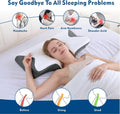 Cervical Neck Pillow for Neck Pain Relief, 2 in 1 Ergonomic Orthopedic Bed Pillow for Sleeping, Memory Foam Pillows for Side, Back & Stomach Sleepers with Removable Pillowcase(White)