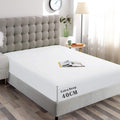Hotel Quality Fitted Sheet - 1 Piece Fitted Sheet  -Breathable Bedding - Wrinkle, Fade, Stain Resistant- 16inch/40cm Deep Pocket Fitted Bed Sheet-Wrinkle and Fade Resistant,(White,King)