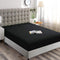 Hotel Quality Fitted Sheet - 1 Piece Fitted Sheet  -Breathable Bedding - Wrinkle, Fade, Stain Resistant- 16inch/40cm Deep Pocket Fitted Bed Sheet-Wrinkle and Fade Resistant,(Black,Single)